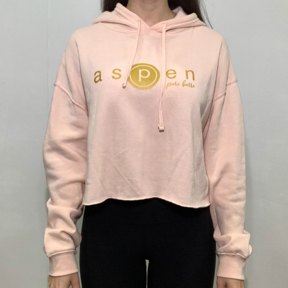 PINK PURE BARRE ASPEN HOODIE
